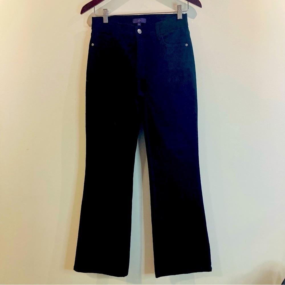NYDJ SZ 8P Slim Boot Cut Black 5 Pocket Style Comfort Jeans